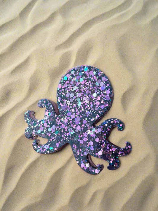 Purple Octopus Magnet