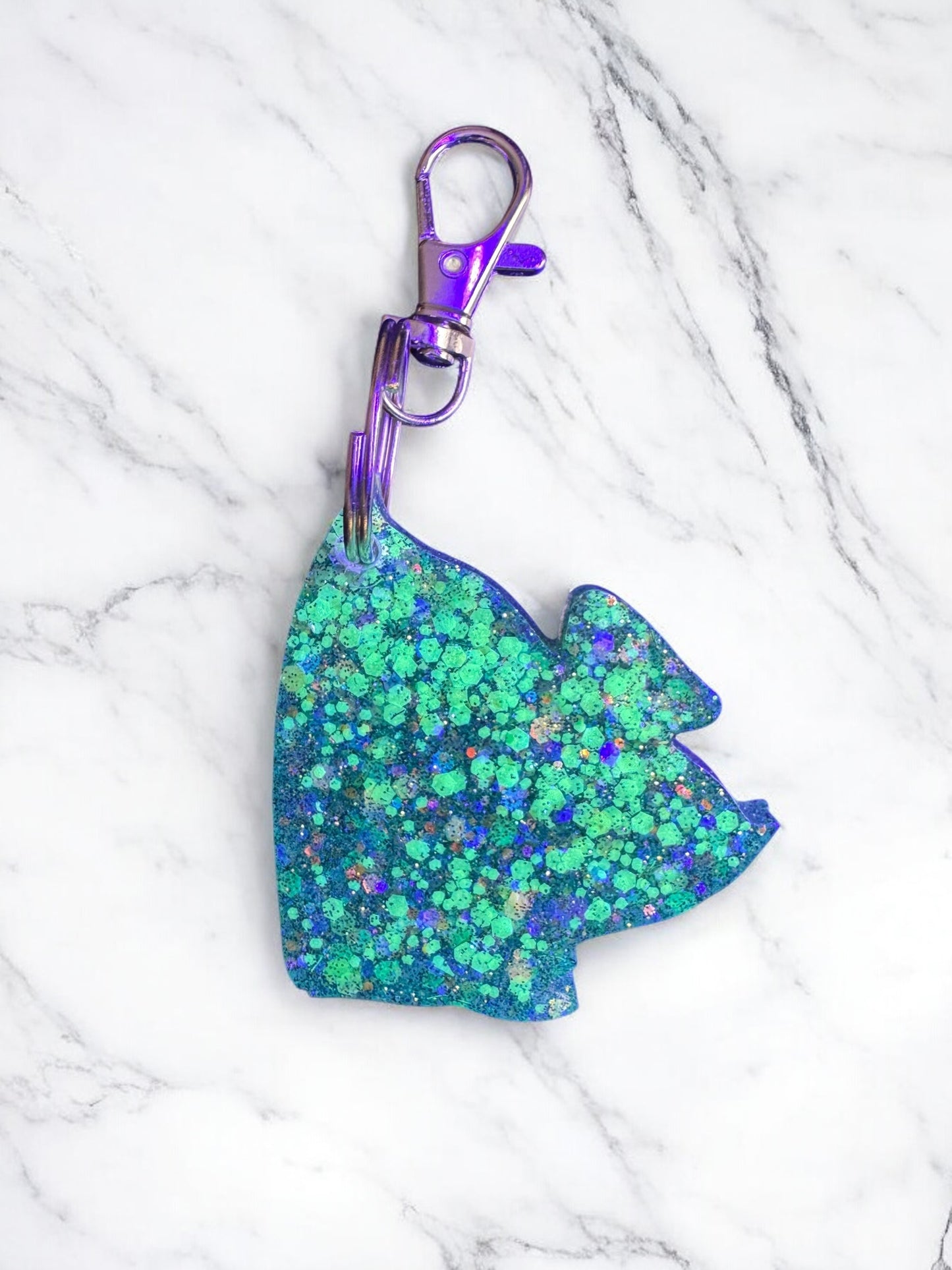 Glowing Fish Keychain