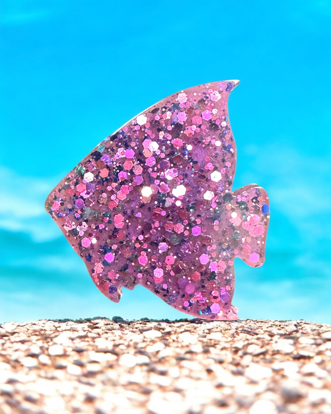 Pink Glittery Fish